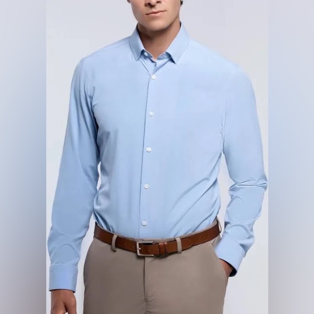 Like New Blue Button Down Dress Shirt